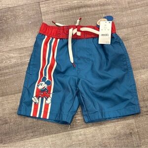 Disney Kids Blue and Red Swim Shorts